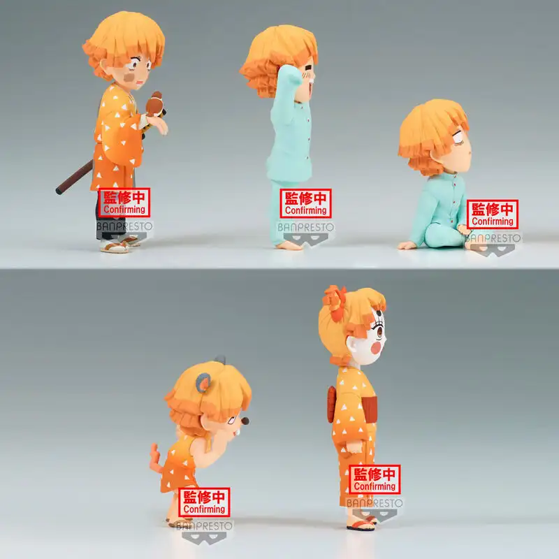 Figura Zenitsu Agatsuma World Collectable Demon Slayer Kimetsu No Yaiba 7cm (pack)