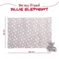 Peluche + Manta suave Elefante Allie 22cm – imagen 4