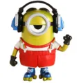 Set figura POP & Tee Minions Roller Skating Stuart Metallic Exclusivo – imagen 3