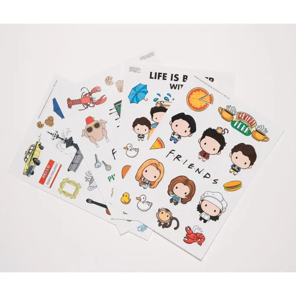 Set pegatinas reutilizables Friends