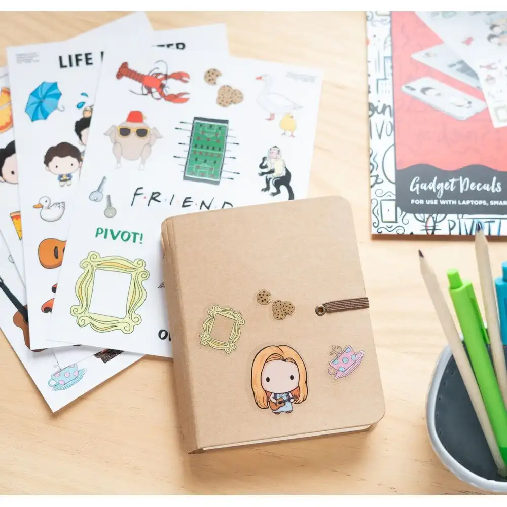 Set pegatinas reutilizables Friends