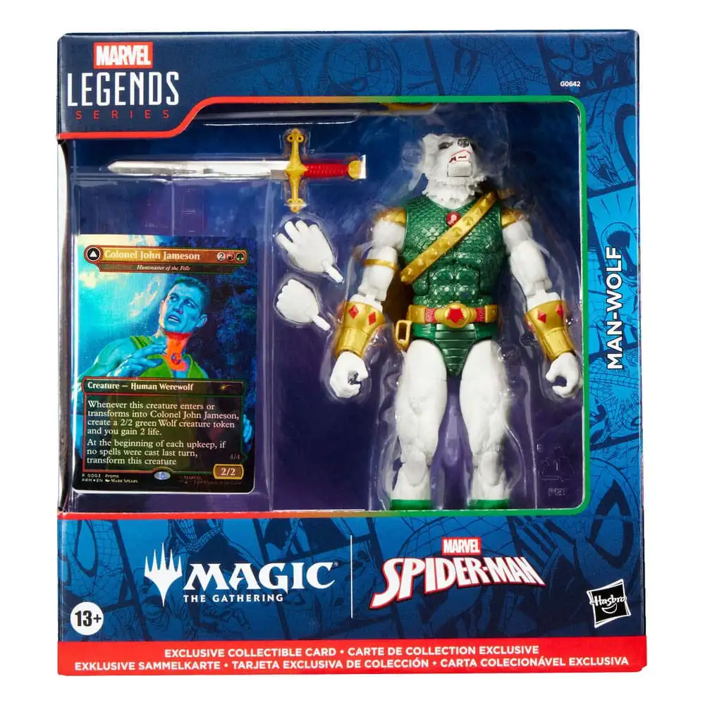 Figura Man-Wolf Magic The Gathering Spider-Man Marvel 15cm - Frikibase.com