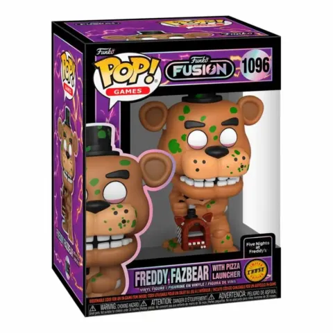 Figura POP Funko Fusion Five Nights at Freddys Freddy Fazbear with Pizza Launcher Chase - Frikibase.com