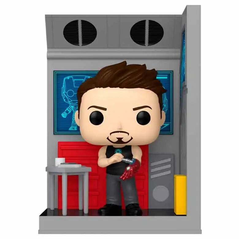 Figura POP Nooks Marvel Tony Stark in His Workshop - Frikibase.com