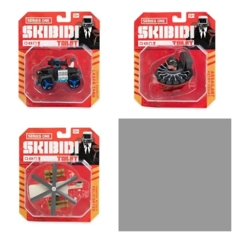 figura diecast skibidi toilet (pack)