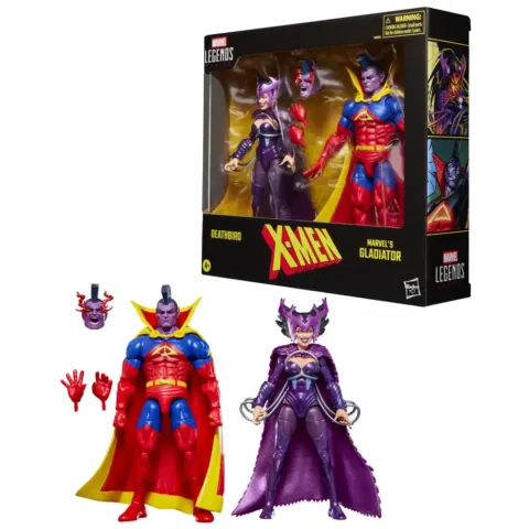 Blister 2 figuras Deathbird & Marvel's Gladiator X-Men Marvel Legends Series 15cm - Frikibase.com