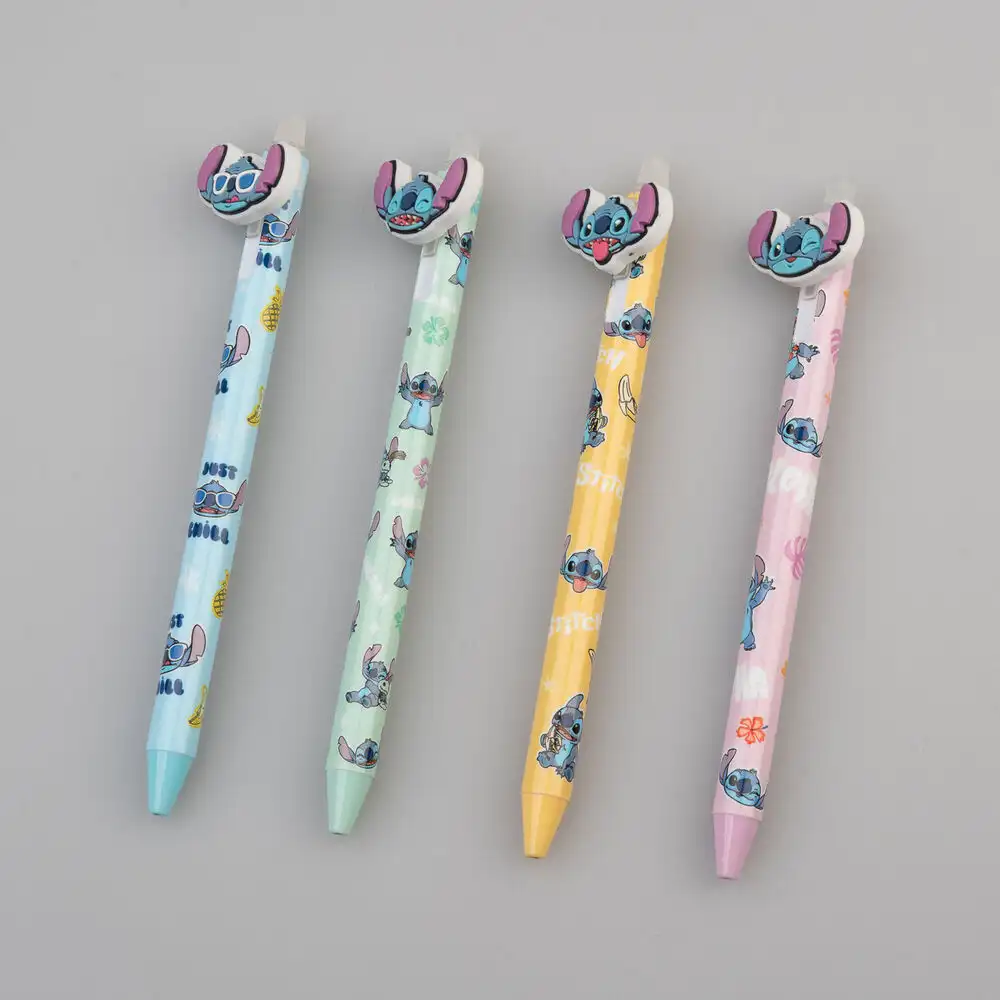 Boligrafo de gel borrable Tropical Stitch Disney (pack) - Frikibase.com