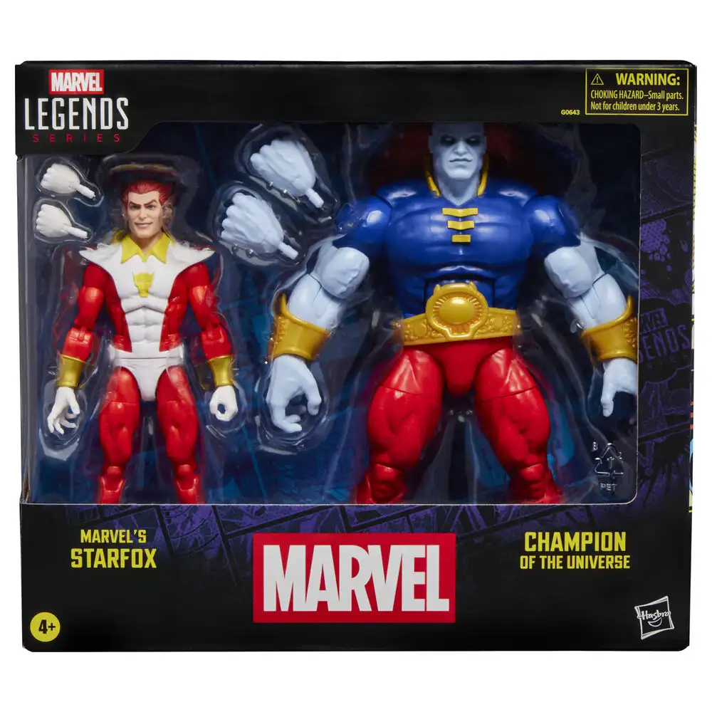 Blister 2 figuras Starfox & Champion of the Universe Marvel Legends Series 15cm - Frikibase.com