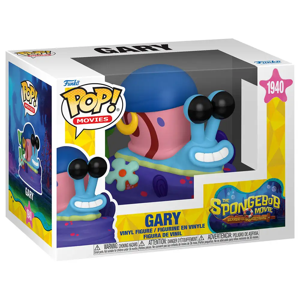 Figura POP Bob Esponja Una Nueva Aventura Pirata Gary - Frikibase.com