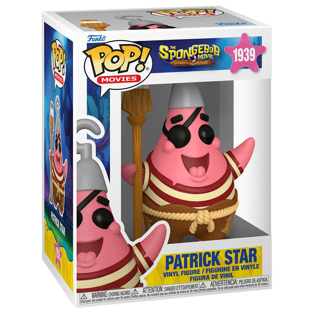 Figura POP Bob Esponja Una Nueva Aventura Pirata Patrick Star - Frikibase.com