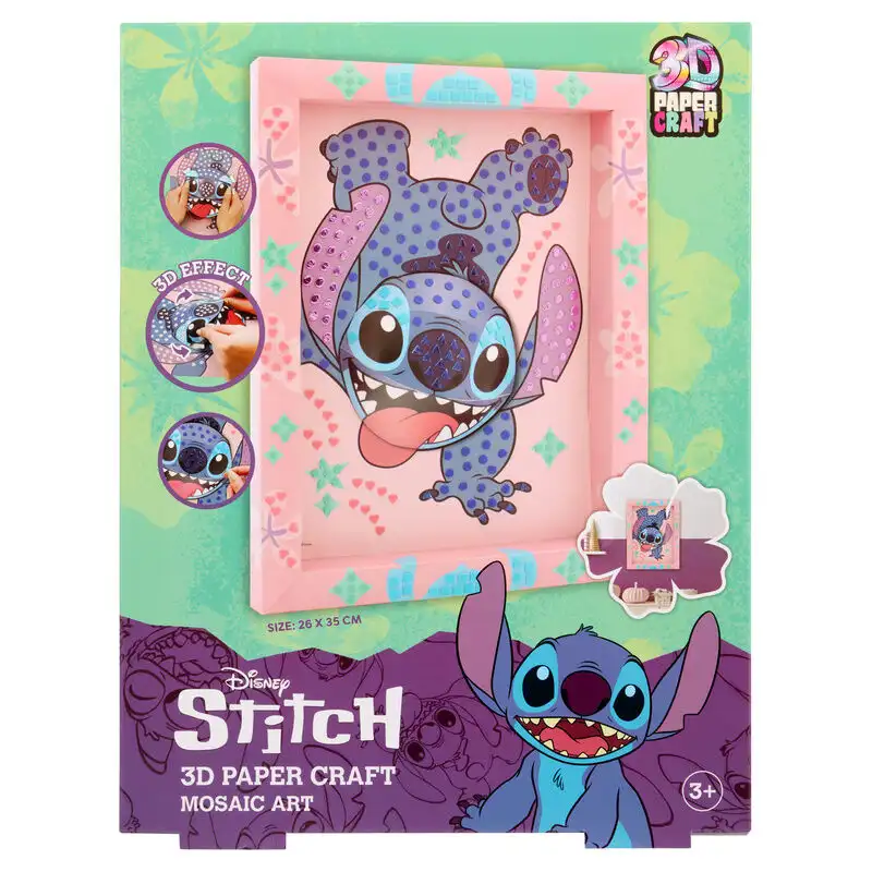 Mosaico Craft 3D Stitch Disney - Frikibase.com