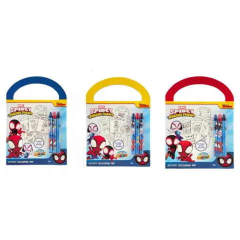 Set actividades y colorear Spiderman Marvel (pack) - Frikibase.com