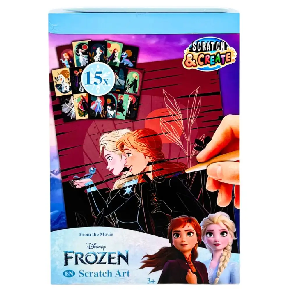 Set papeleria Scratch Art Frozen Disney - Frikibase.com