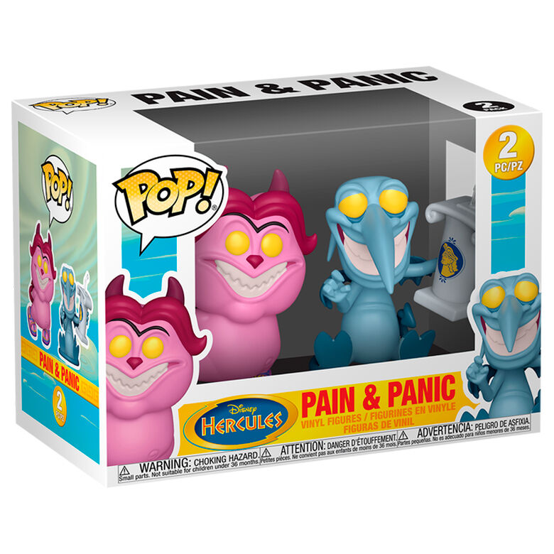 Blister 2 figuras POP Disney Hercules Pain & Panic - Frikibase.com