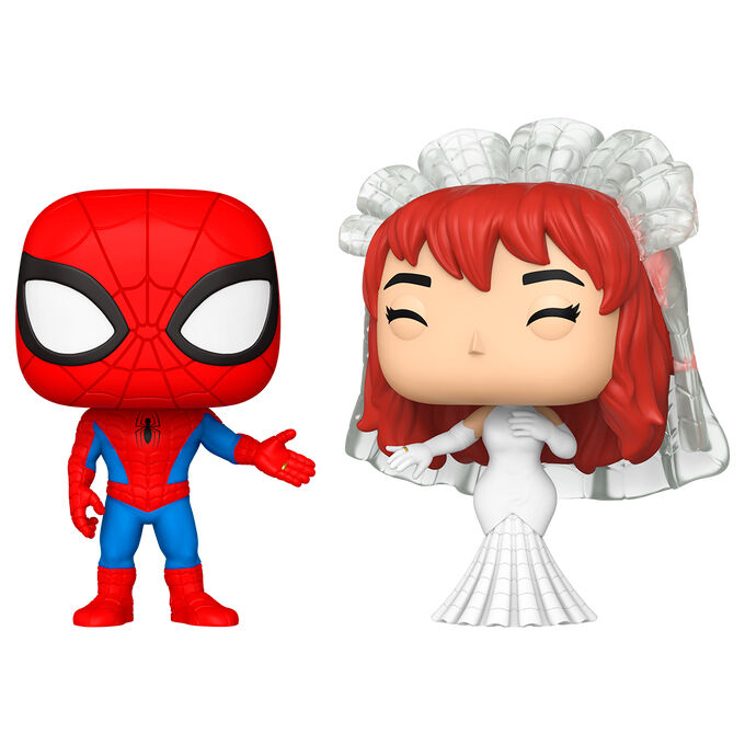 Blister 2 figuras POP Marvel Spider-Man and MJ - Frikibase.com