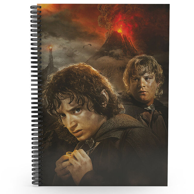 Cuaderno 3D Frodo and Sam El Señor de los Anillos - Frikibase.com