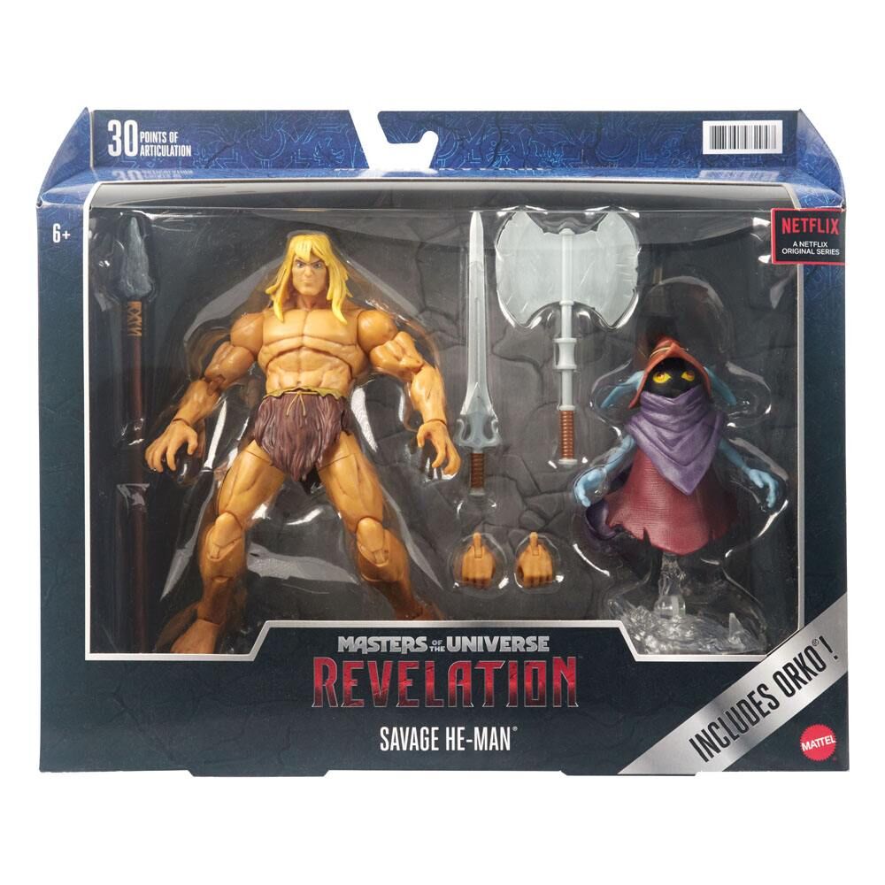 Figura He-Man Savage Masters of the Universe Revelation Masterverse 18cm - Frikibase.com
