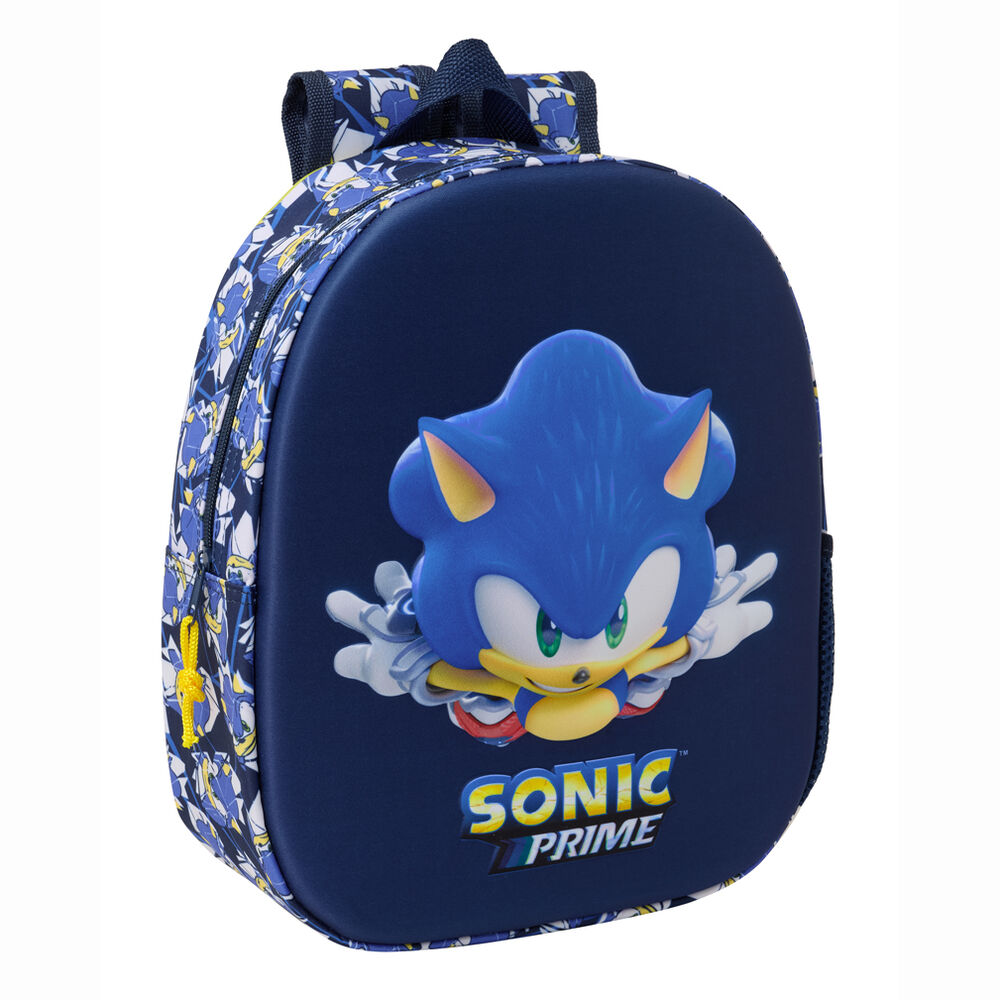 Mochila 3D City Sonic Prime 33cm - Frikibase.com