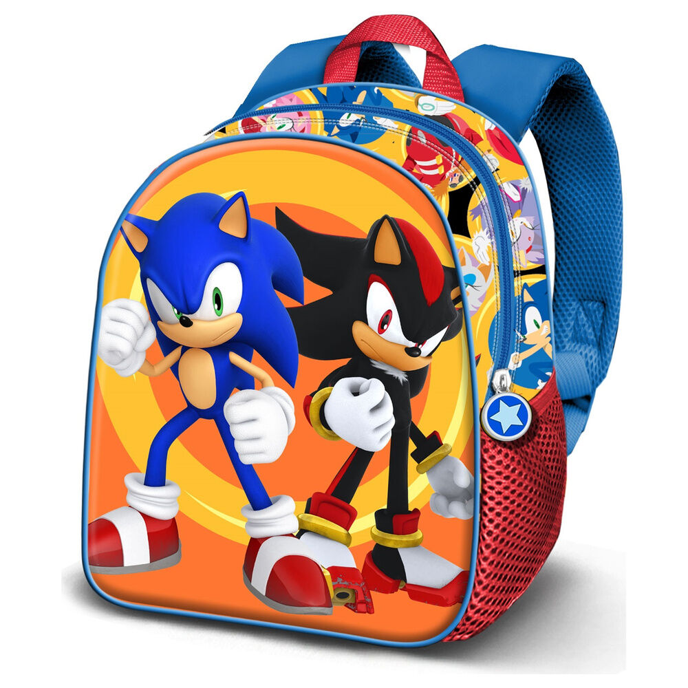 Mochila 3D Shadow Sonic the Hedgehog 31cm - Frikibase.com