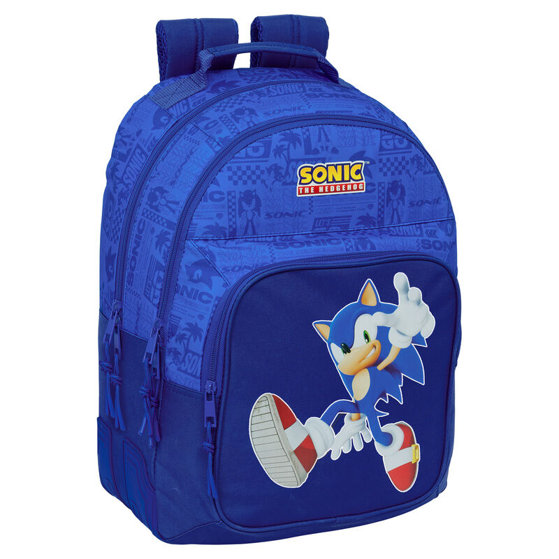 Mochila Sonic the Hedgehog 42cm adaptable - Frikibase.com