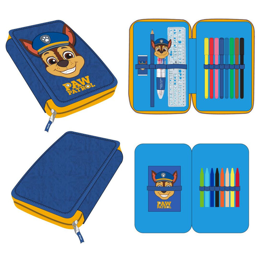 Plumier Chase Patrulla Canina Paw Patrol doble - Frikibase.com
