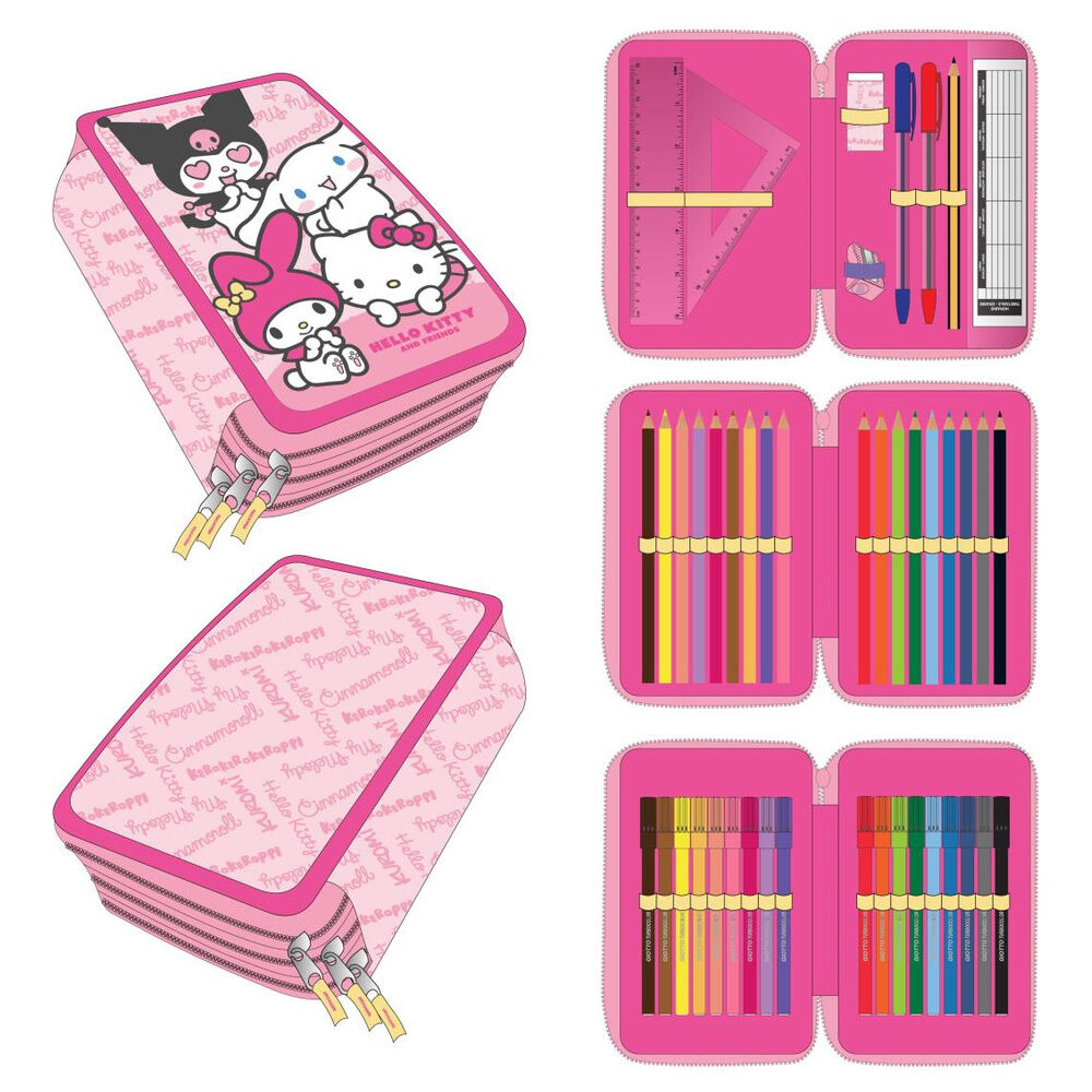 Plumier Hello Kitty and Friends triple - Frikibase.com