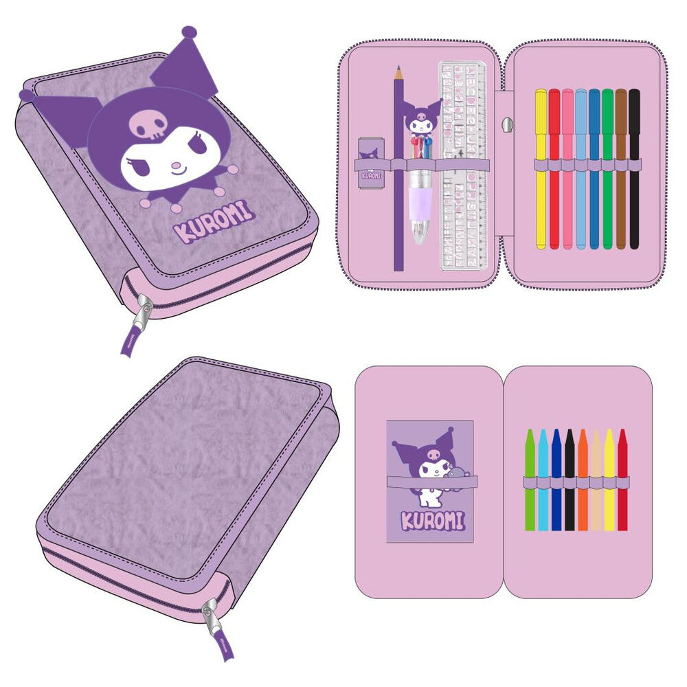 Plumier Kuromi Hello Kitty doble - Frikibase.com