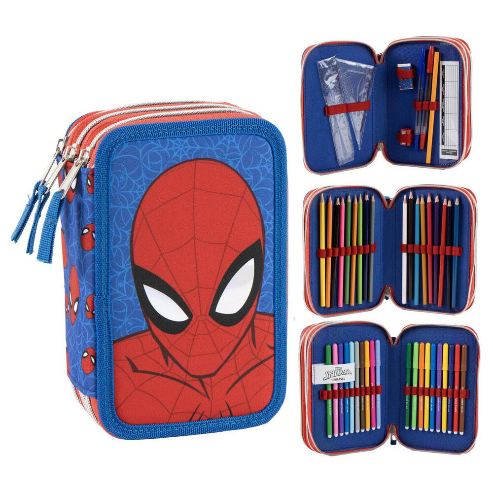 Plumier Spiderman Marvel triple - Frikibase.com