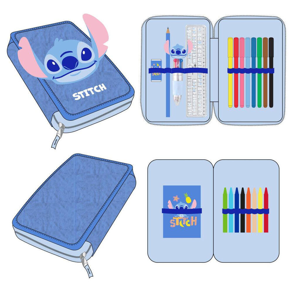 Plumier Stitch Disney doble - Frikibase.com