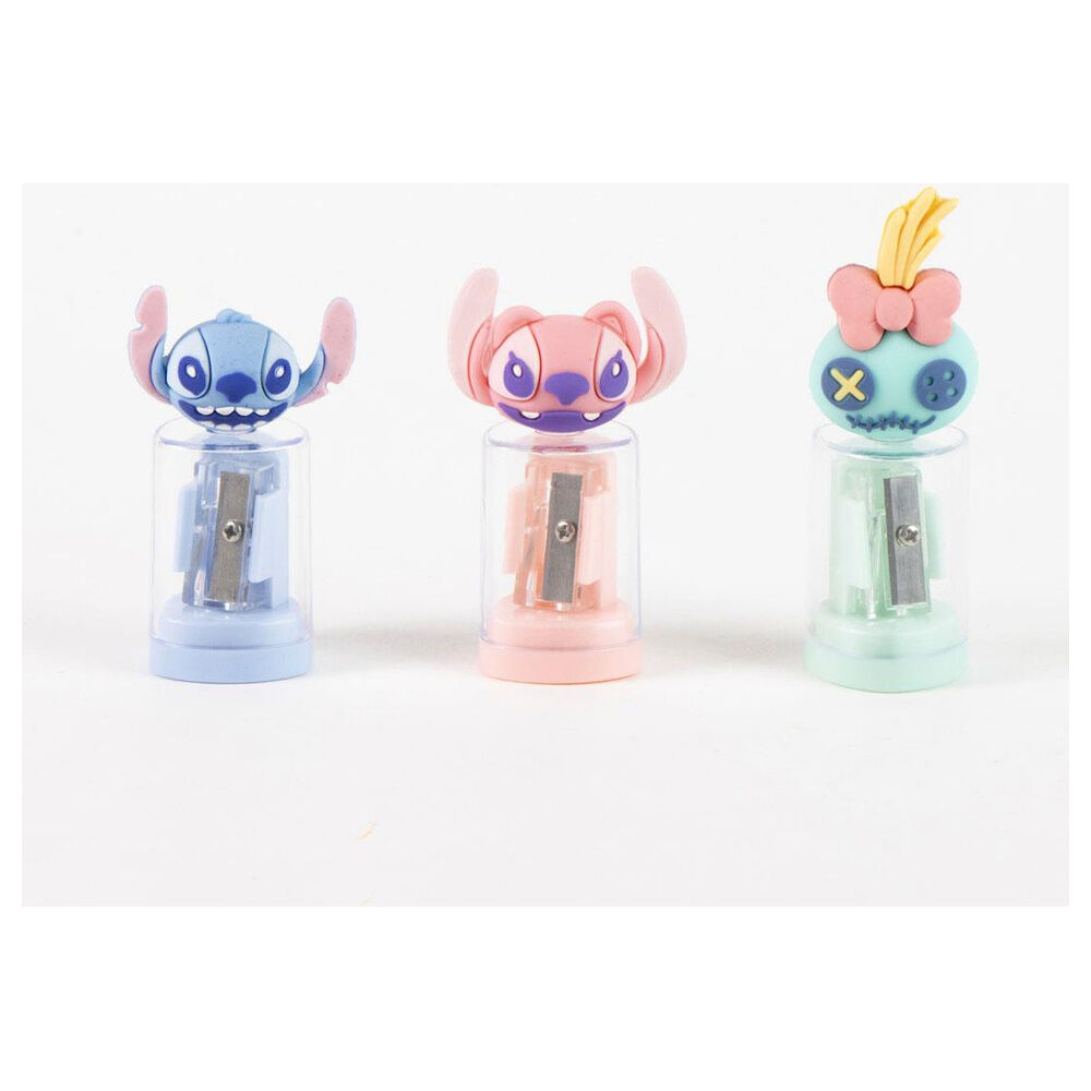 Sacapuntas contenedor Stitch Disney (pack)