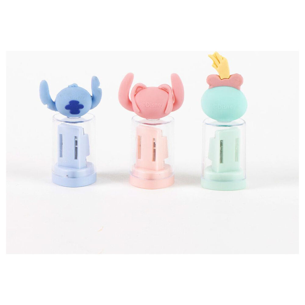 Sacapuntas contenedor Stitch Disney (pack)