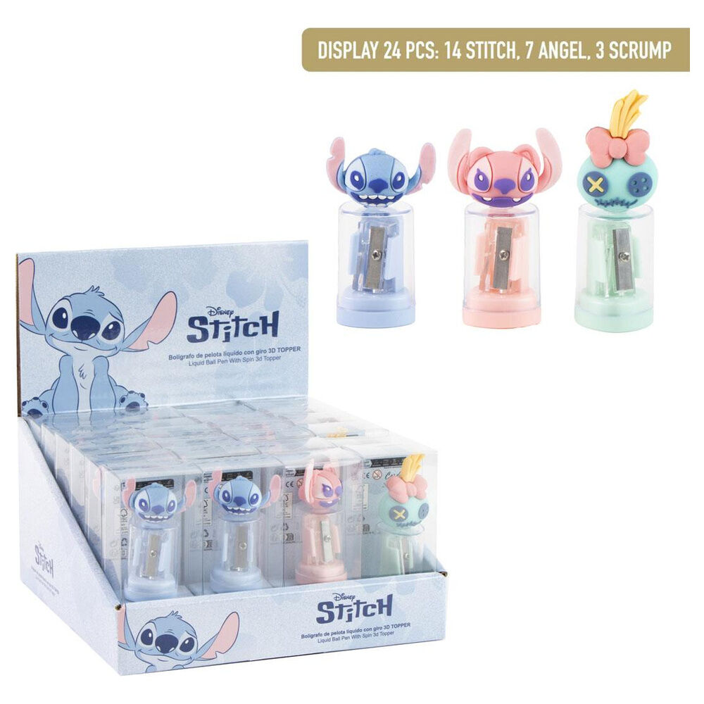 Sacapuntas contenedor Stitch Disney (pack) - Frikibase.com