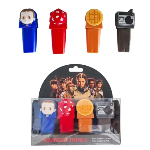 Set 4 Subrayadores Stranger Things - Frikibase.com