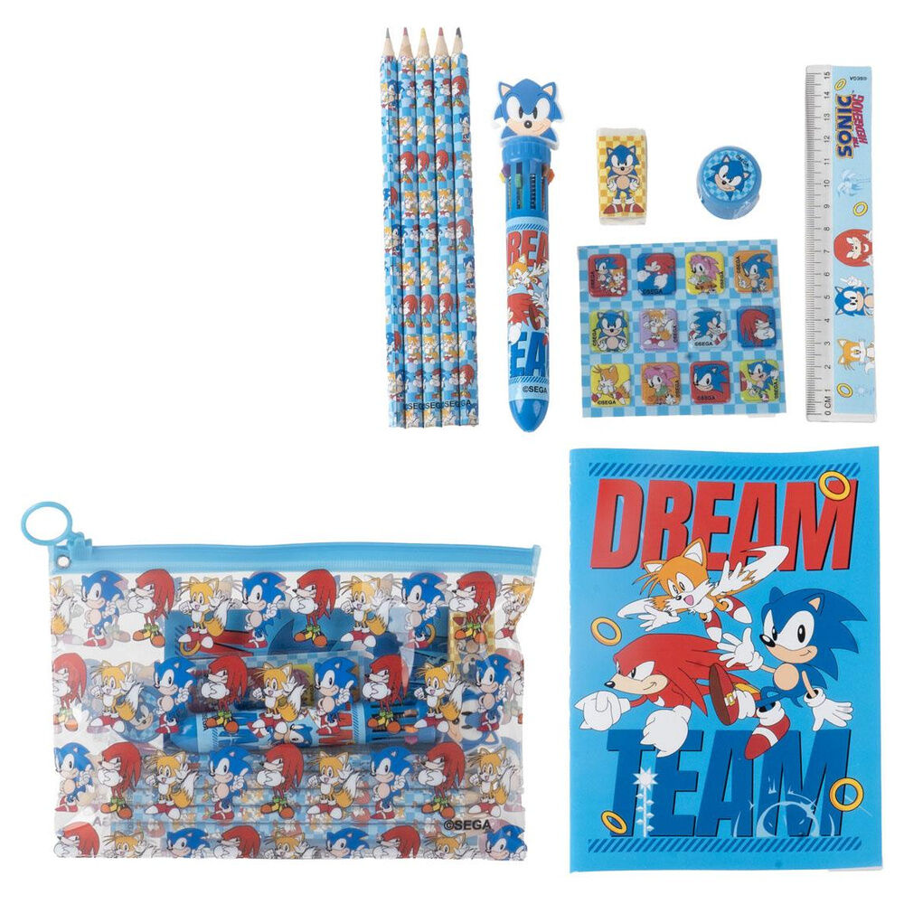 Set papeleria Sonic the Hedgehog - Frikibase.com