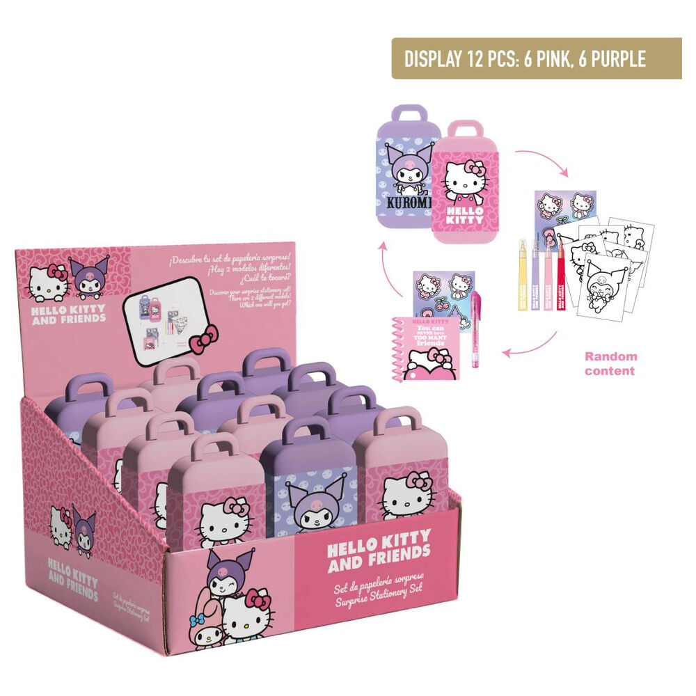 Set papeleria sorpresa Hello Kitty and Friends (pack) - Frikibase.com