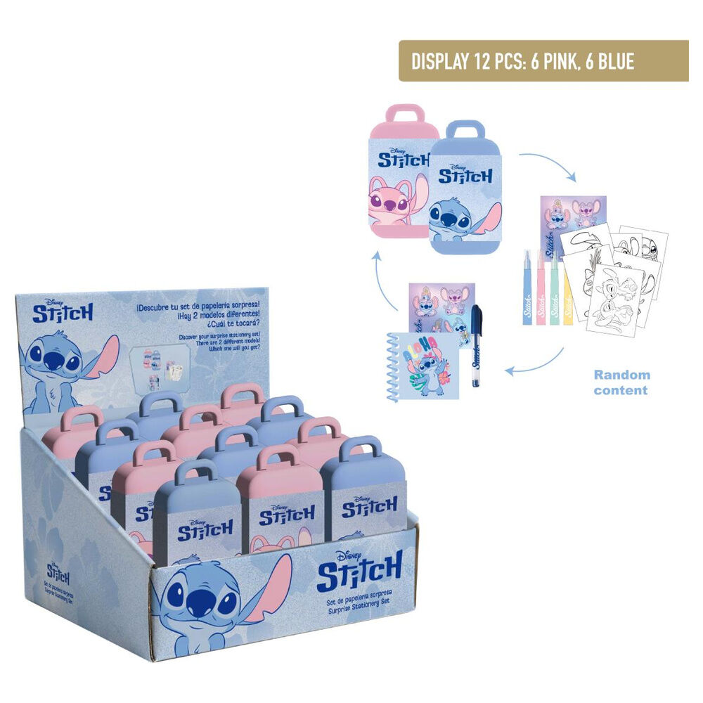 Set papeleria sorpresa Stitch Disney (pack) - Frikibase.com