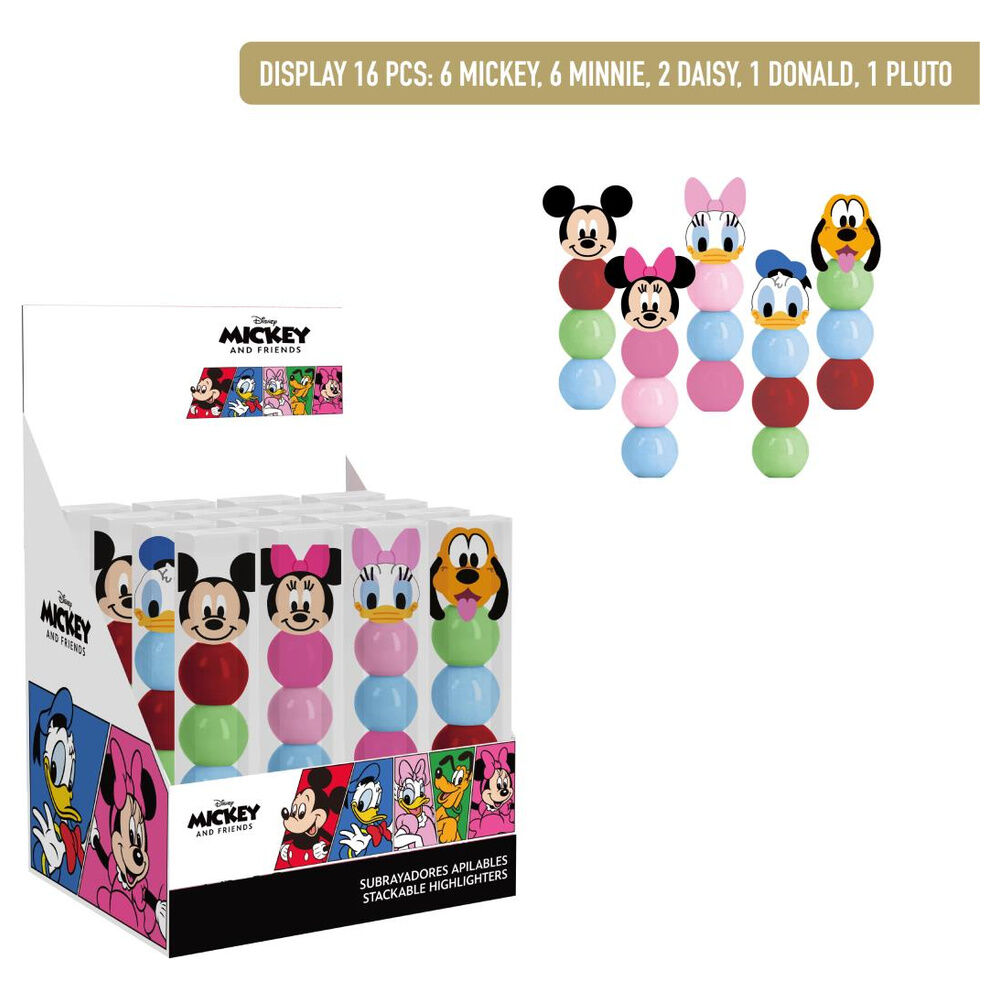 Subrayador apilable Disney (pack) - Frikibase.com