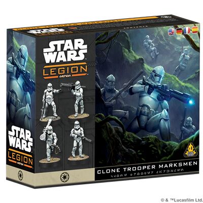 SW Legión: Clone Trooper Marksmen Unit - Juego de Miniaturas - Frikibase.com