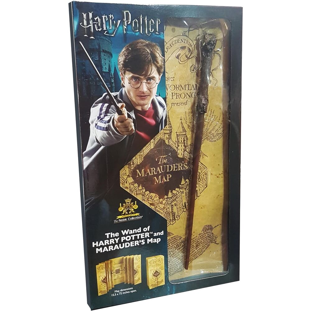 Varita Magica + Mapa del Merodeador Harry Potter - Frikibase.com