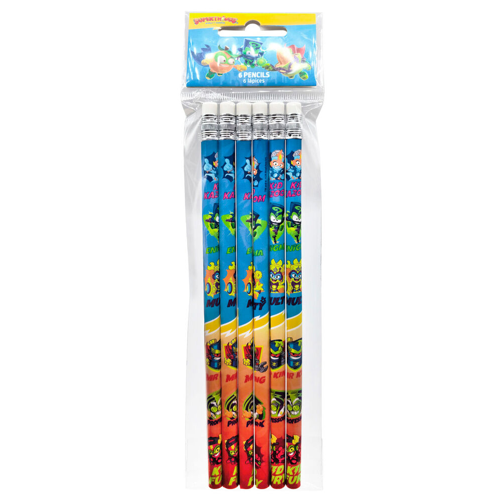 Blister 6 lapices Superthings - Frikibase.com