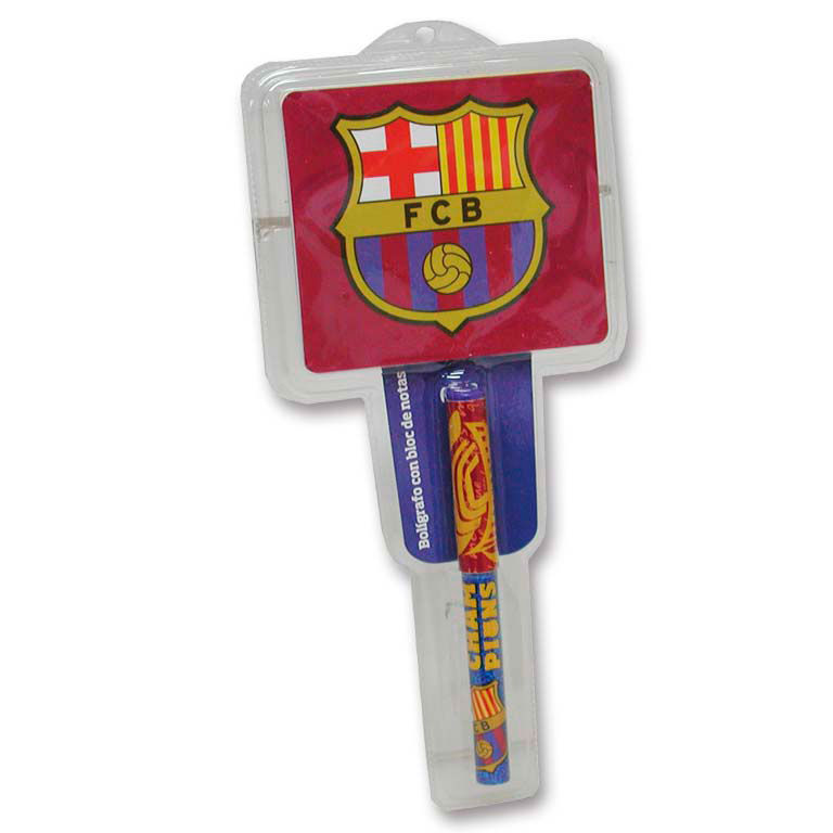 Bofigrafo + bloc notas FC Barcelona - Frikibase.com