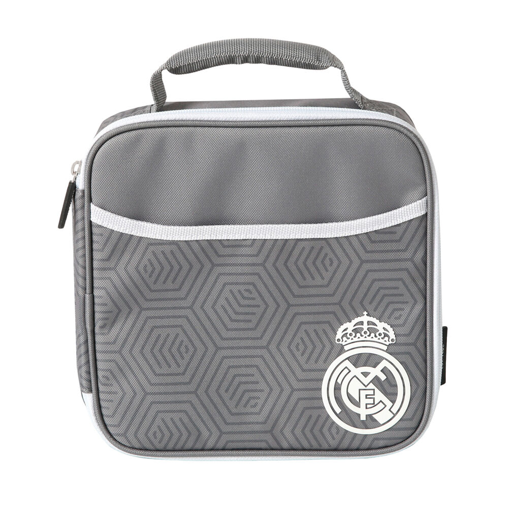 Bolsa porta alimentos termica + tupper + botella Real Madrid - Frikibase.com