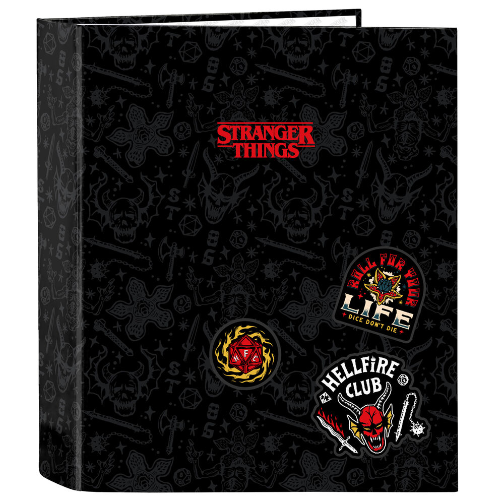 Carpeta Stranger Things 4 anillas - Frikibase.com