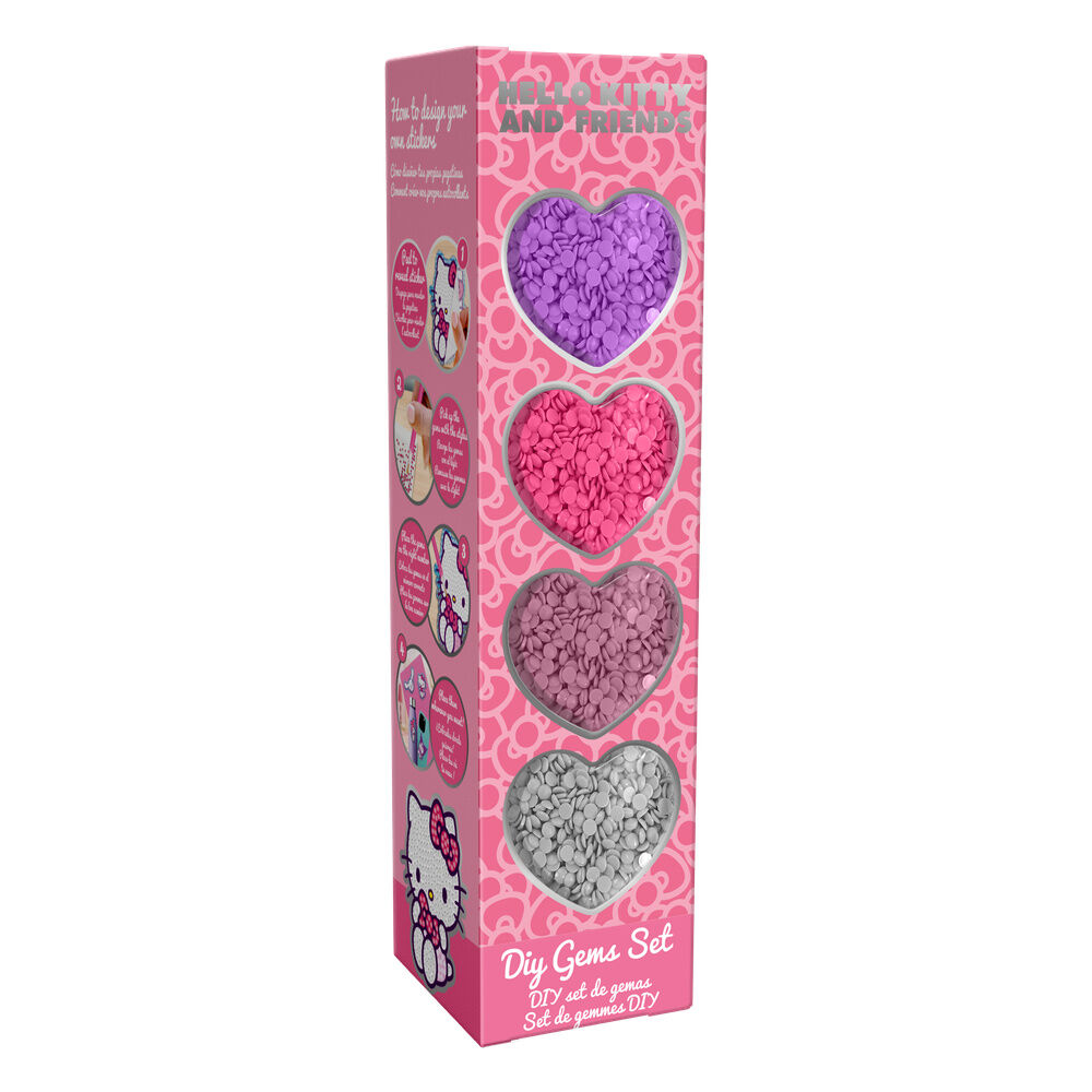 Crea tus pegatinas con gemas Hello Kitty and Friends - Frikibase.com