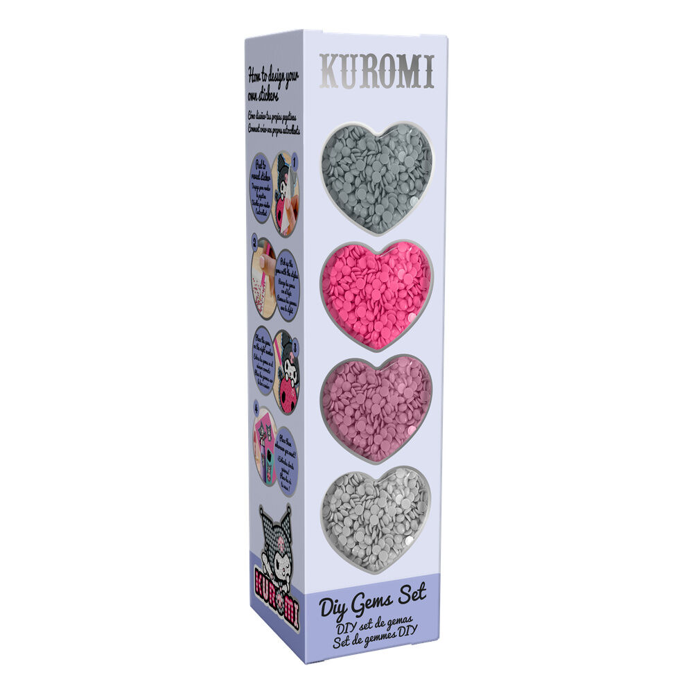 Crea tus pegatinas con gemas Kuromi Hello Kitty - Frikibase.com