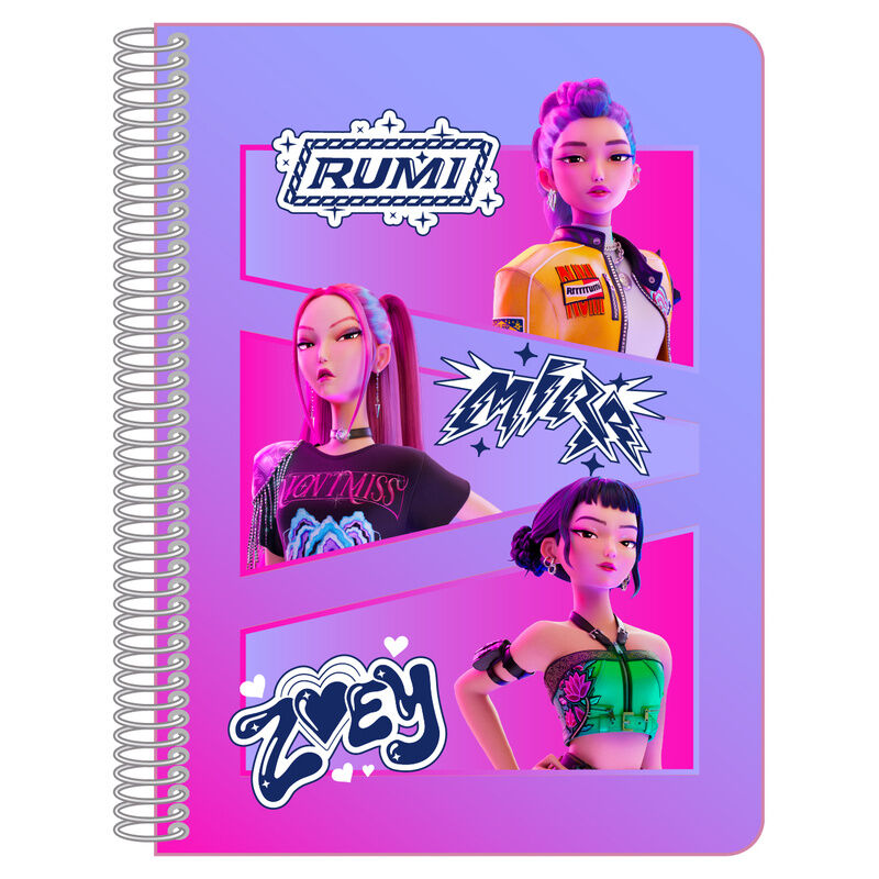 Cuaderno A5 Kpop Demon Hunters - Frikibase.com