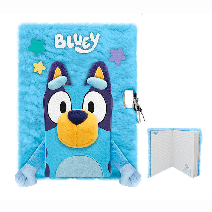 Cuaderno peluche A5 Bluey - Frikibase.com