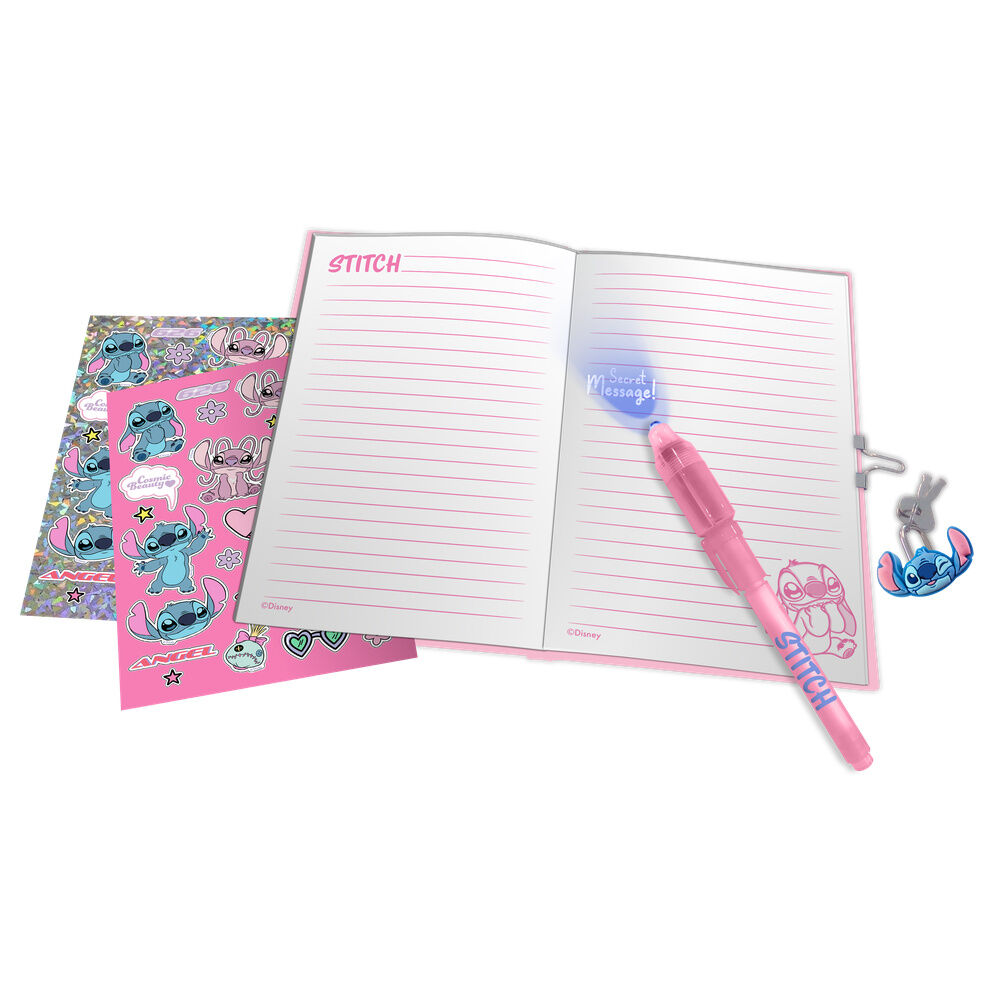 Diario + boligrafo magico Stitch Disney - Frikibase.com