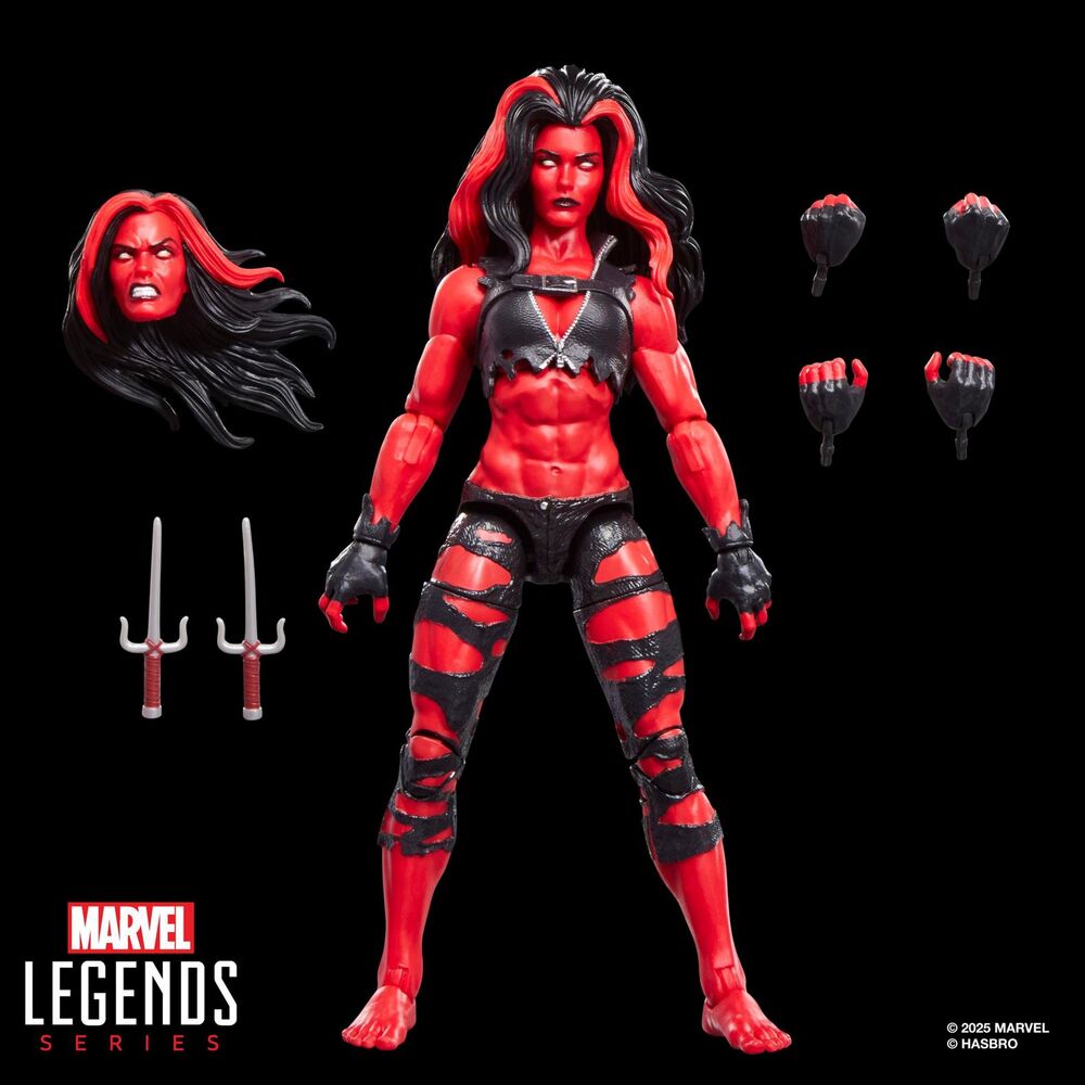 Figura Hulka Roja She-Hulk Marvel Legends 15cm - Frikibase.com