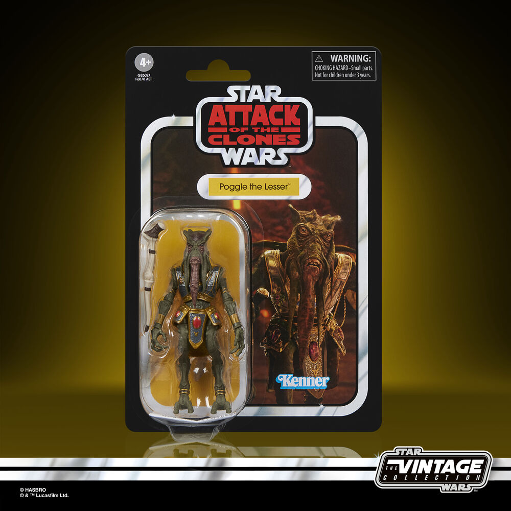 Figura Poggle the Lesser El Ataque de los Clones Star Wars 9,5cm